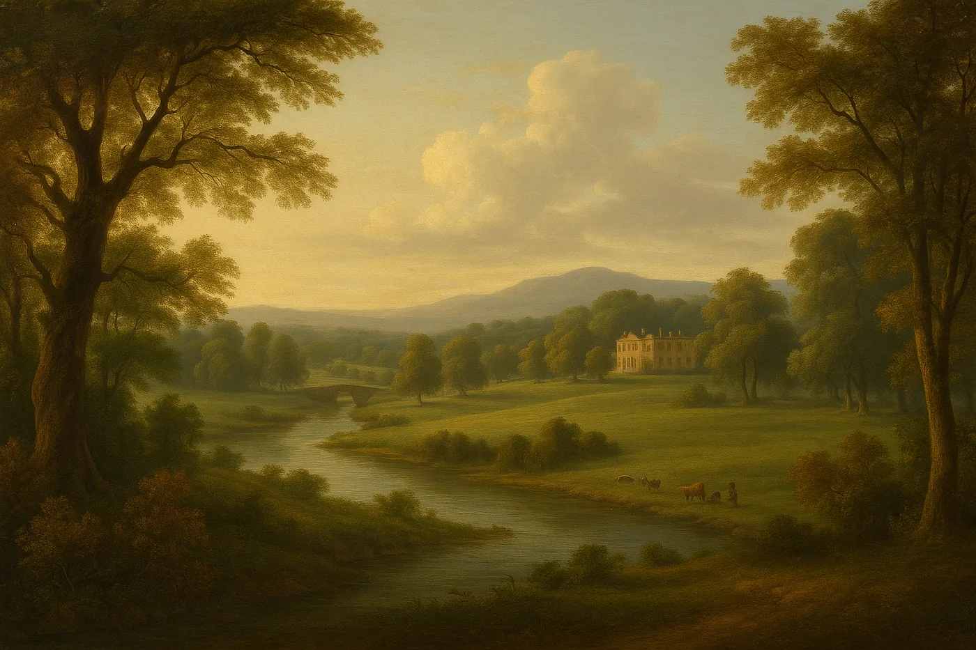 Paisaje estilo Capability Brown